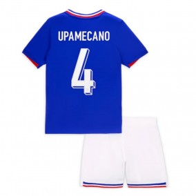 Prima Maglia Francia Upamecano 4 Euro 2024 Bambino